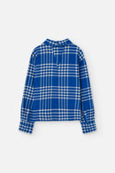 SENS SHIRT FLANNEL CHECK BLUE