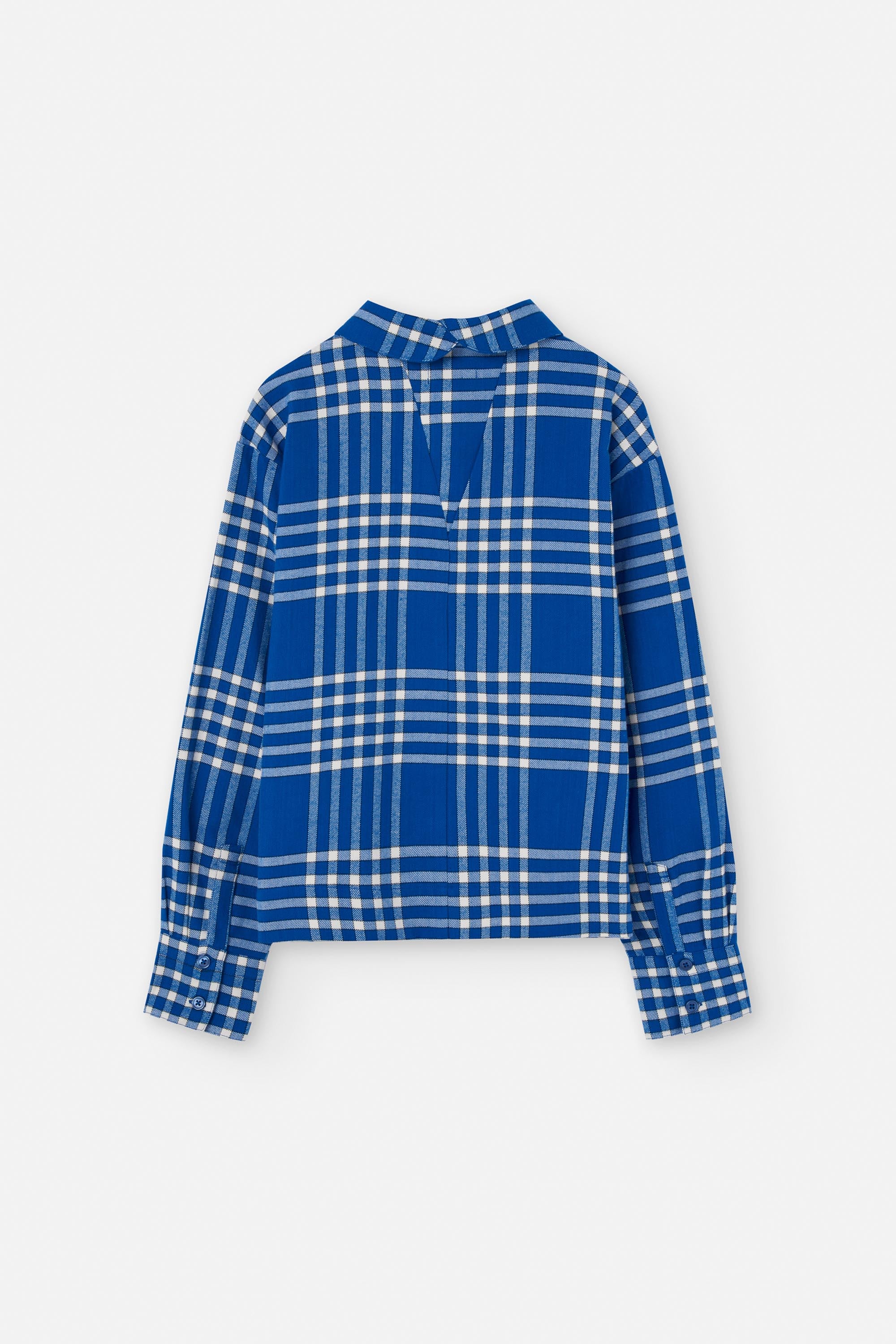 SENS SHIRT FLANNEL CHECK BLUE