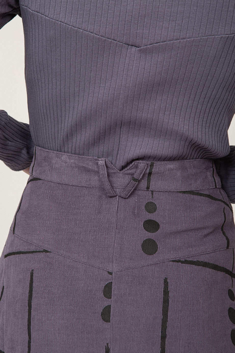 FALDA ROA CHECK PRINT