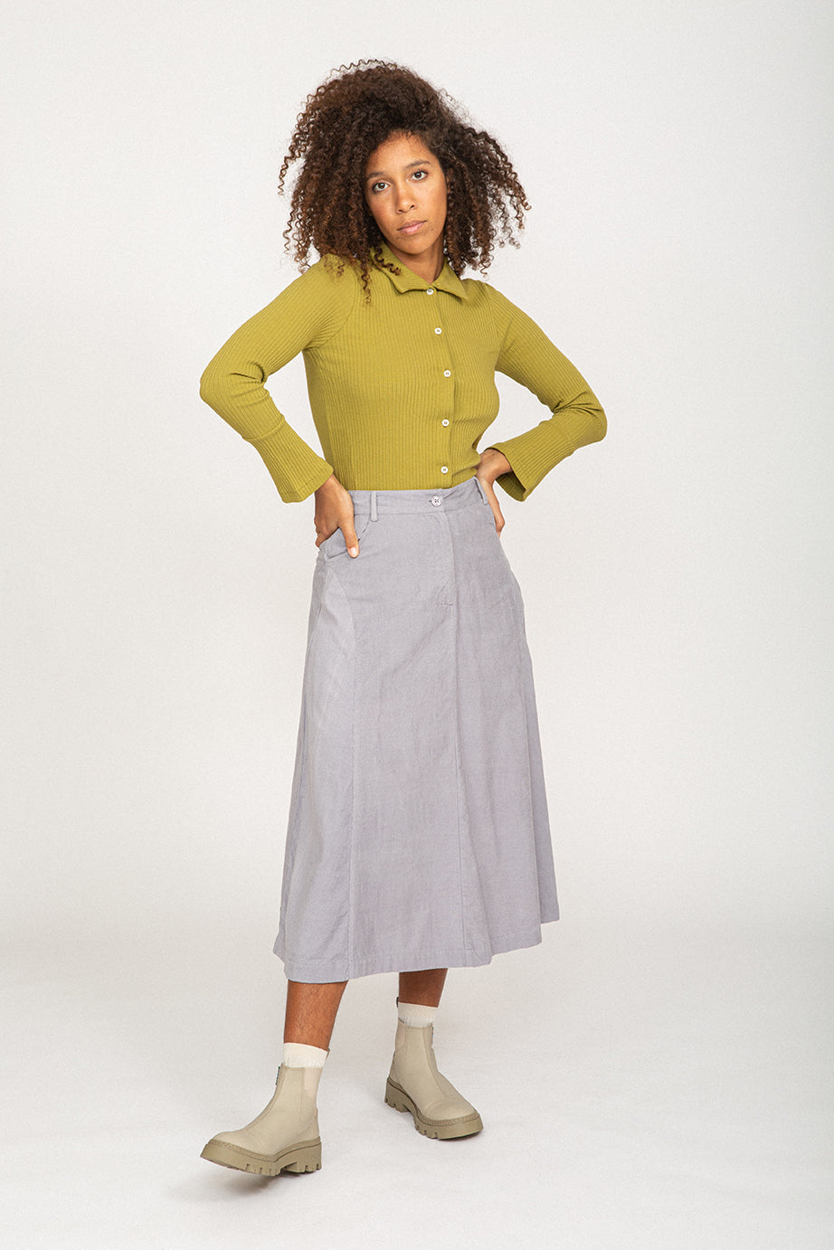 OZA CARDIGAN GREEN
