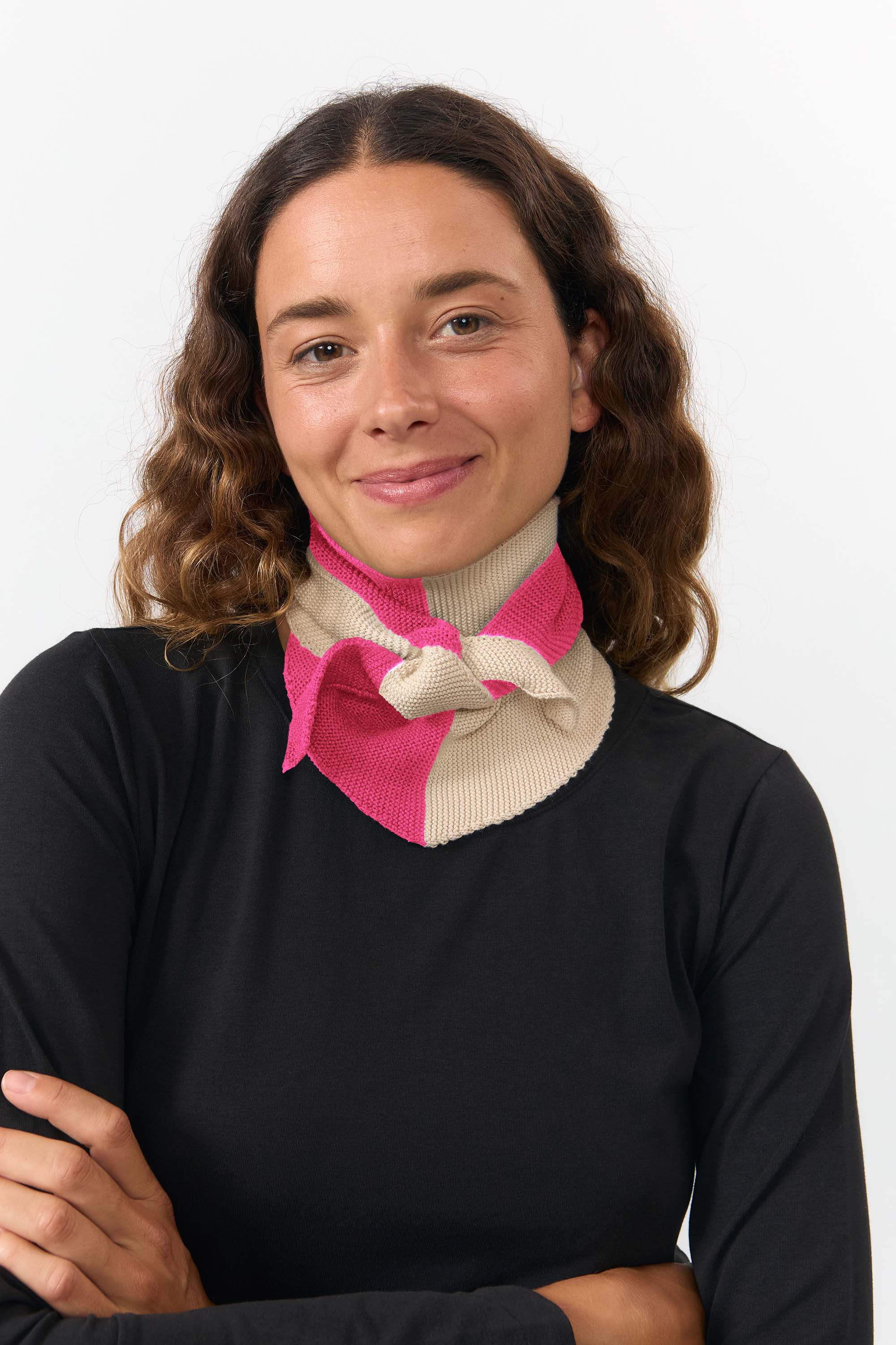 BUFANDA ALMA BICOLOR PINK