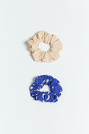 SCRUNCHIE BATAN WHITE+MOON