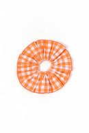 COLETERO OVERSIZE LIS CHECK ORANGE