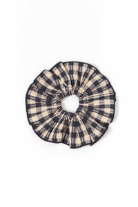 COLETERO OVERSIZE LIS CHECK GREY