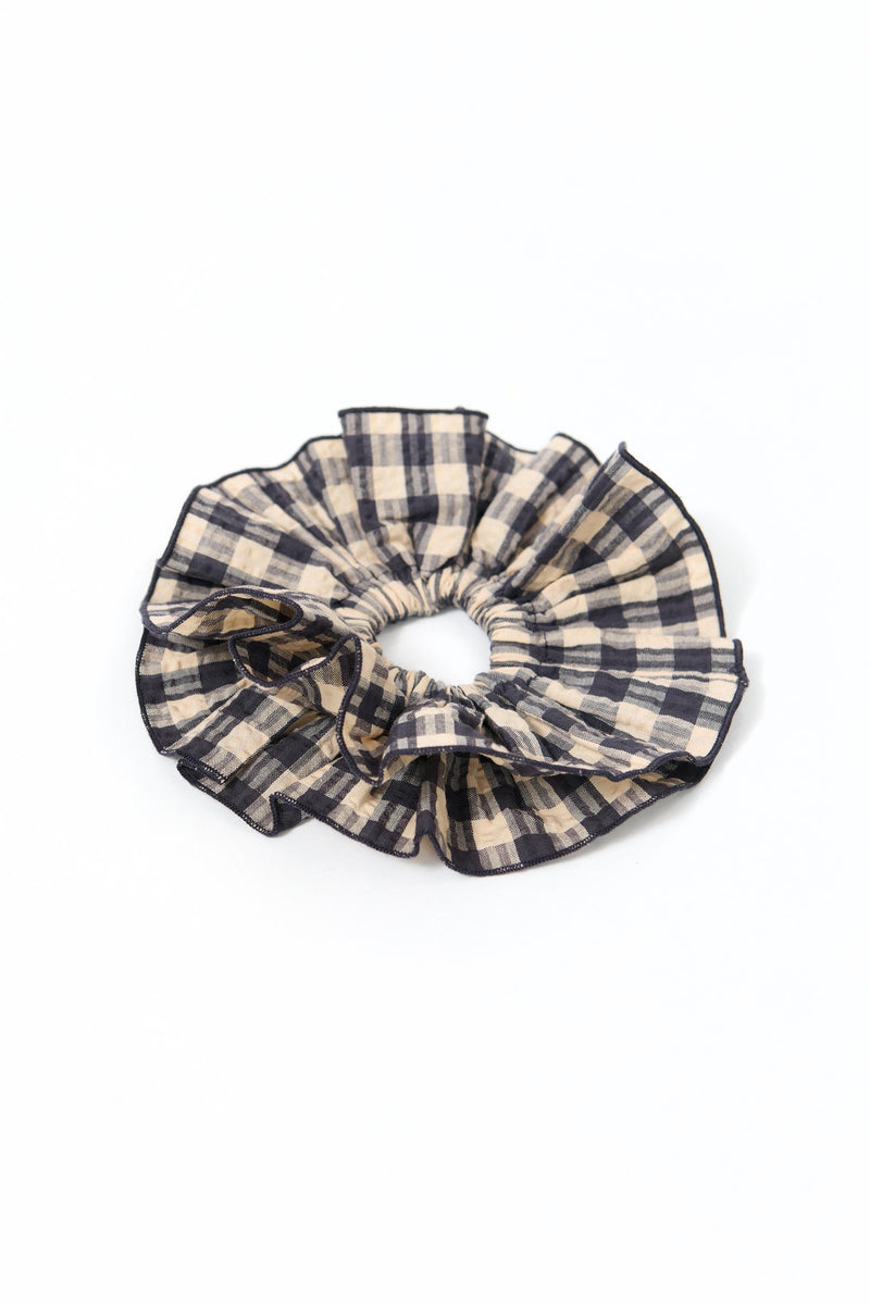 MAXISCRUNCHIE LIS CHECK GREY