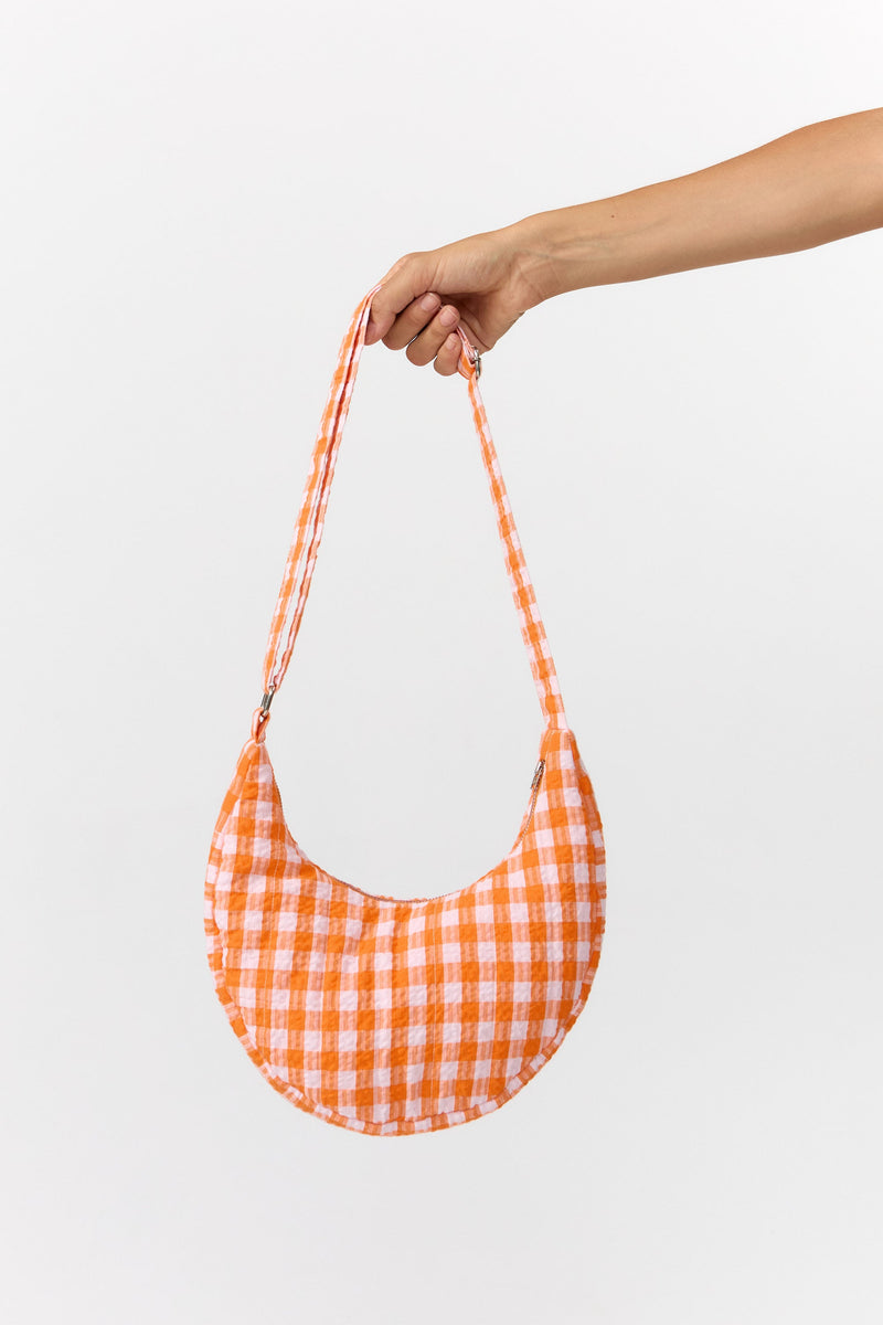 JANNO MOONBAG CHECK ORANGE