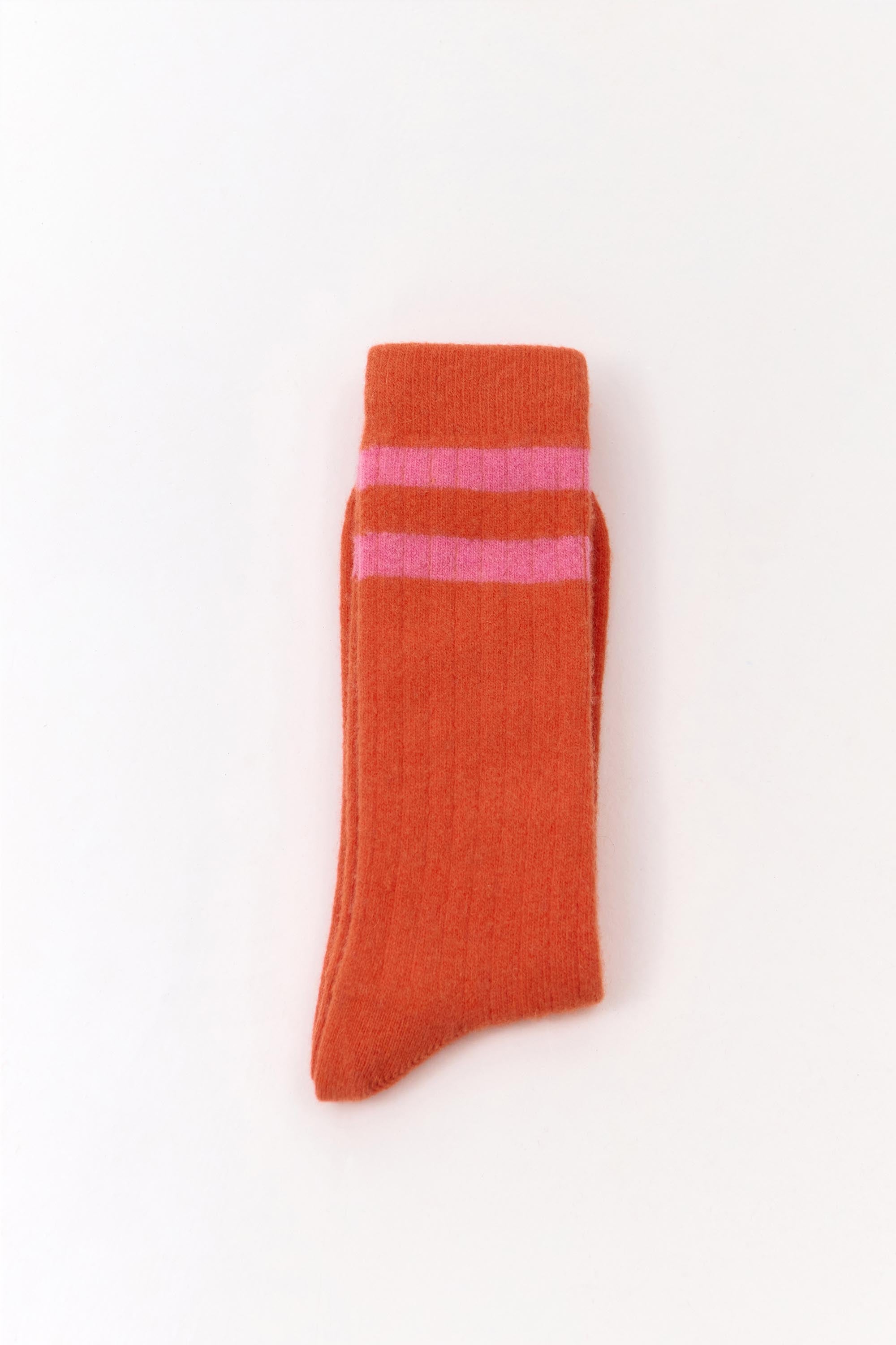 VINTAGE WOOL SOCKS ORANGE