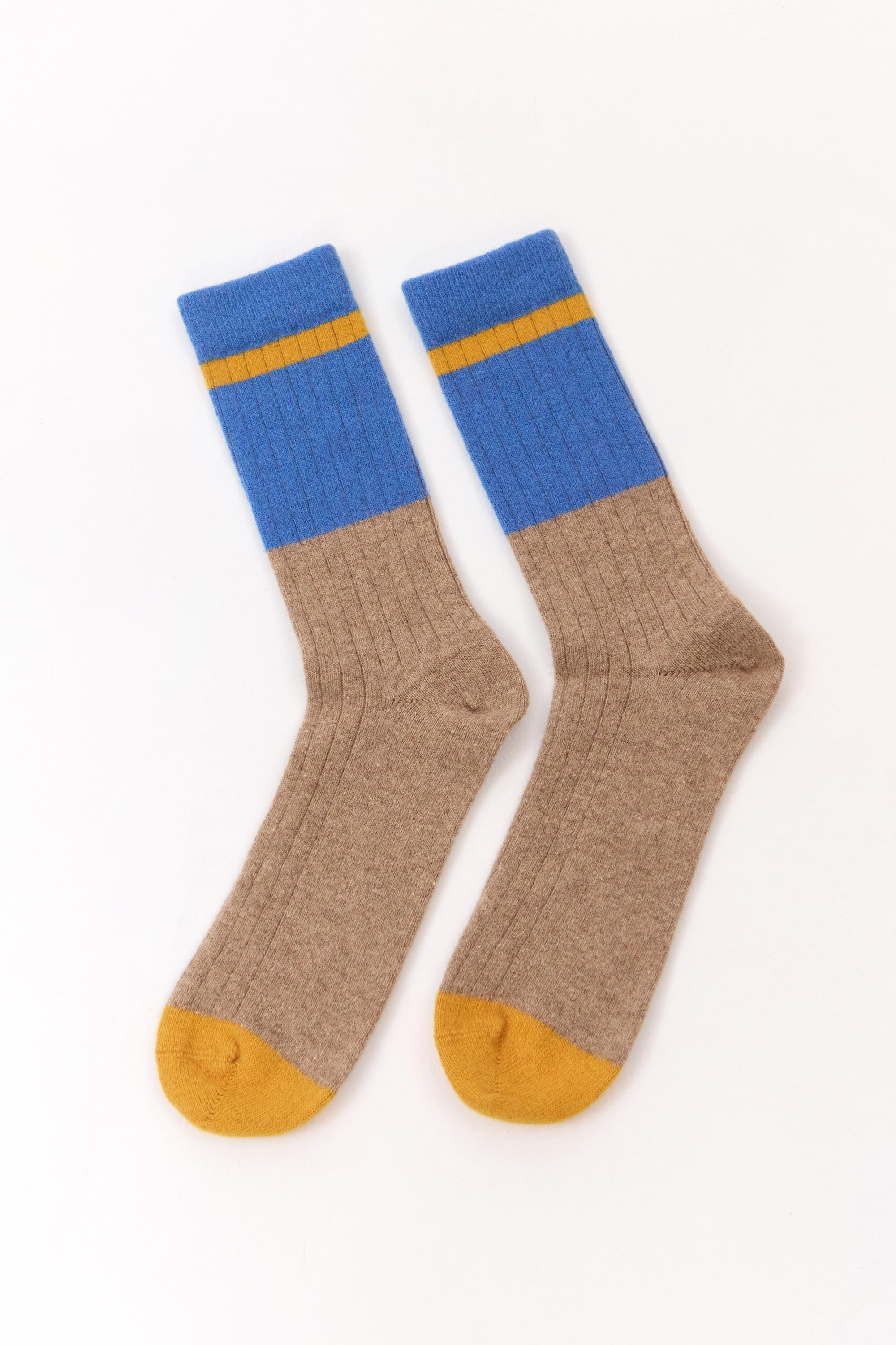 ANDES WOOL SOCKS MUSTARD