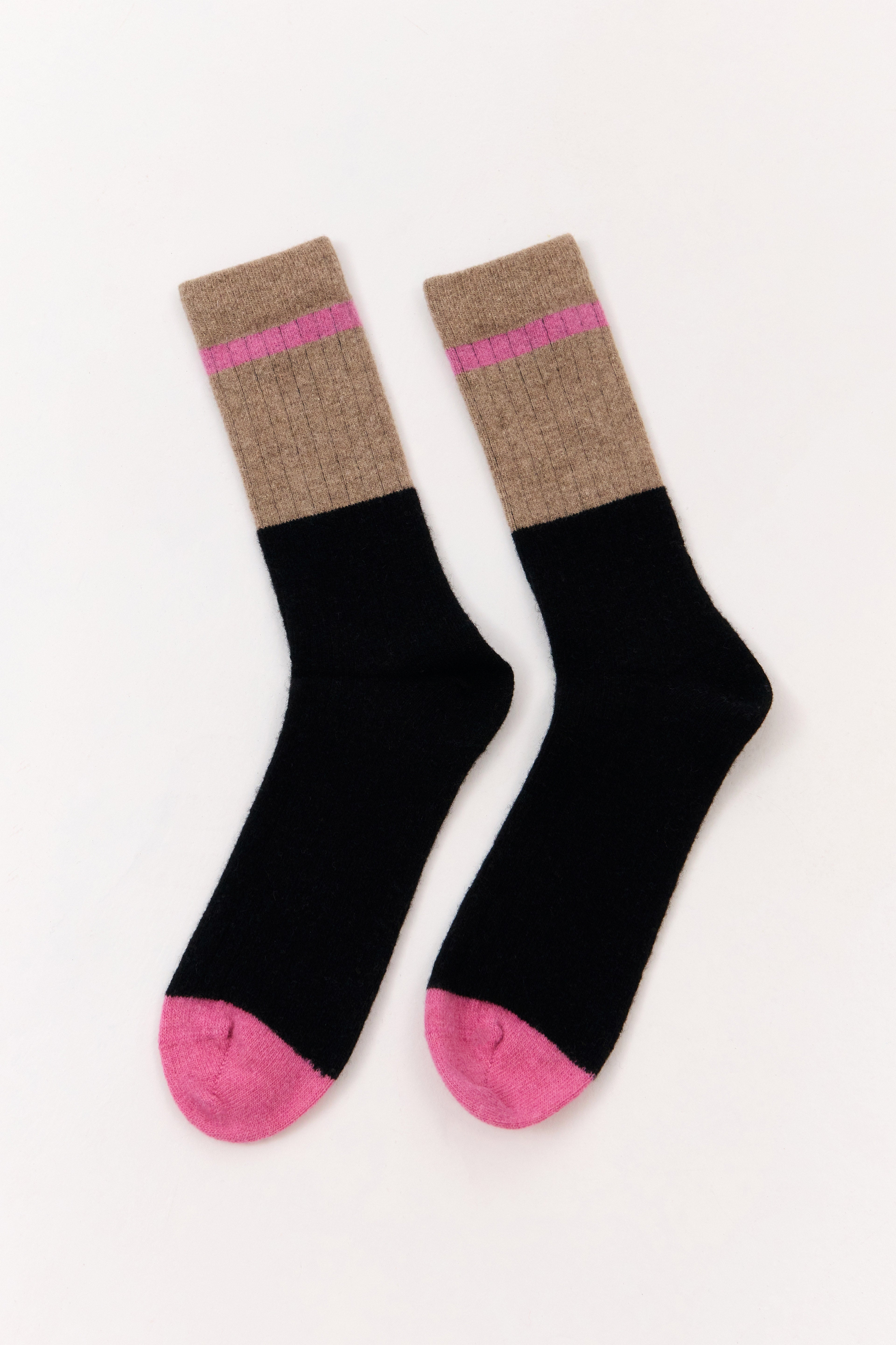 ANDES WOOL SOCKS PINK