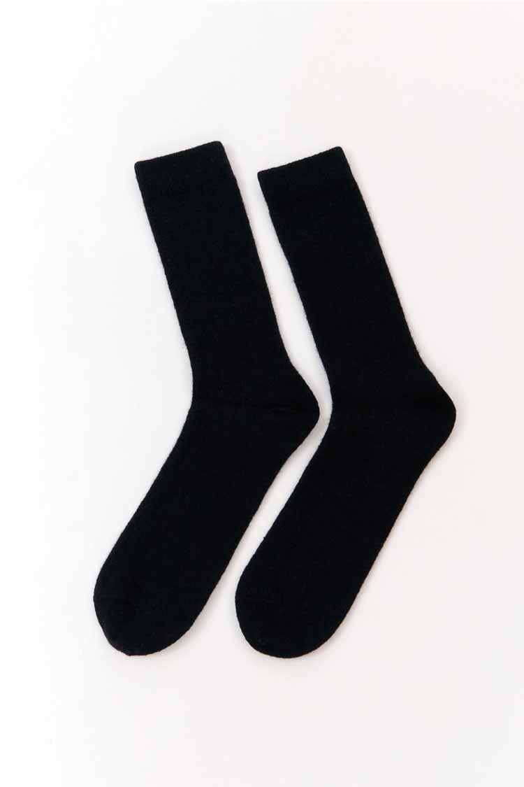 LISOS SOCKS WOOL BLACK