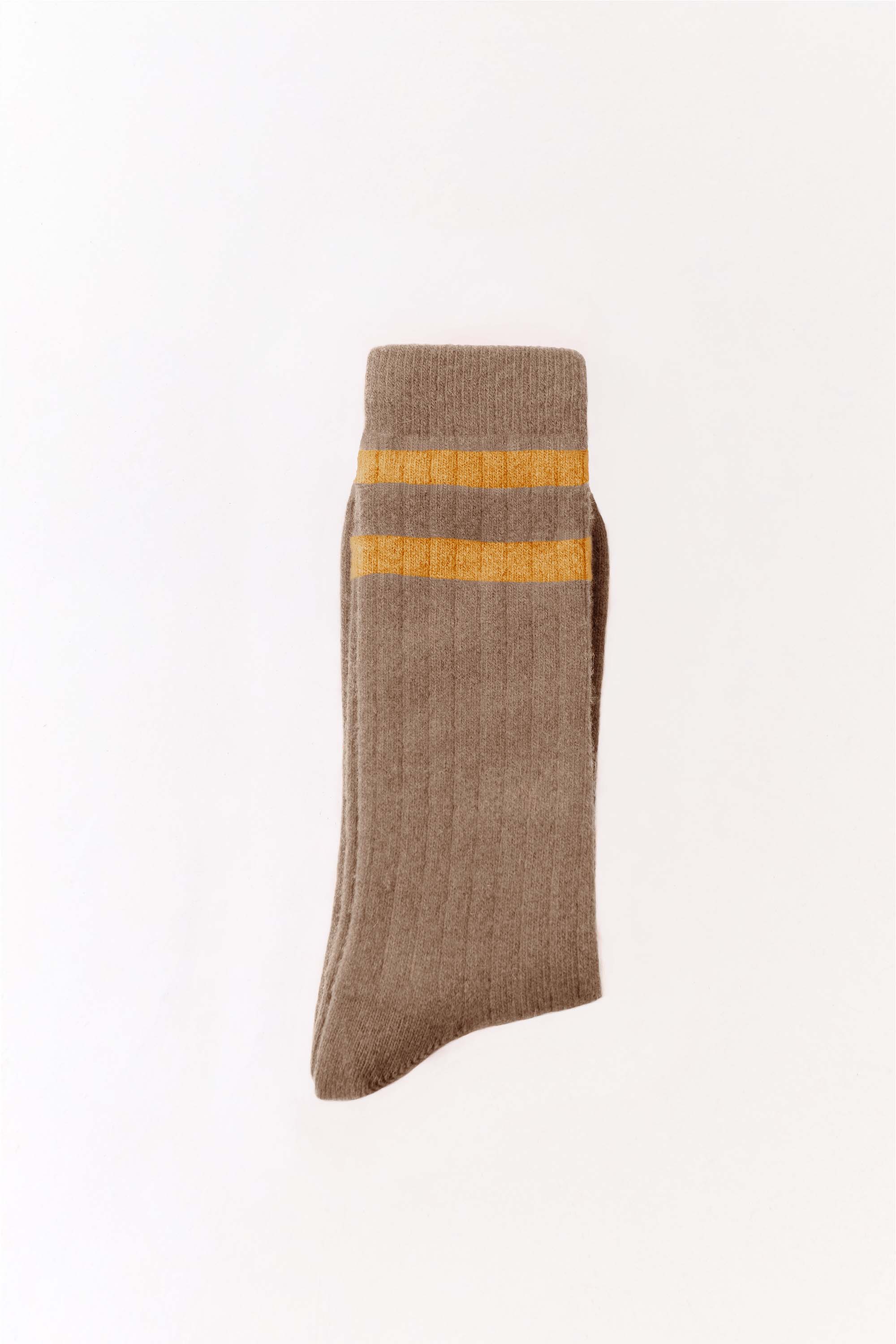 VINTAGE WOOL SOCKS BEIGE