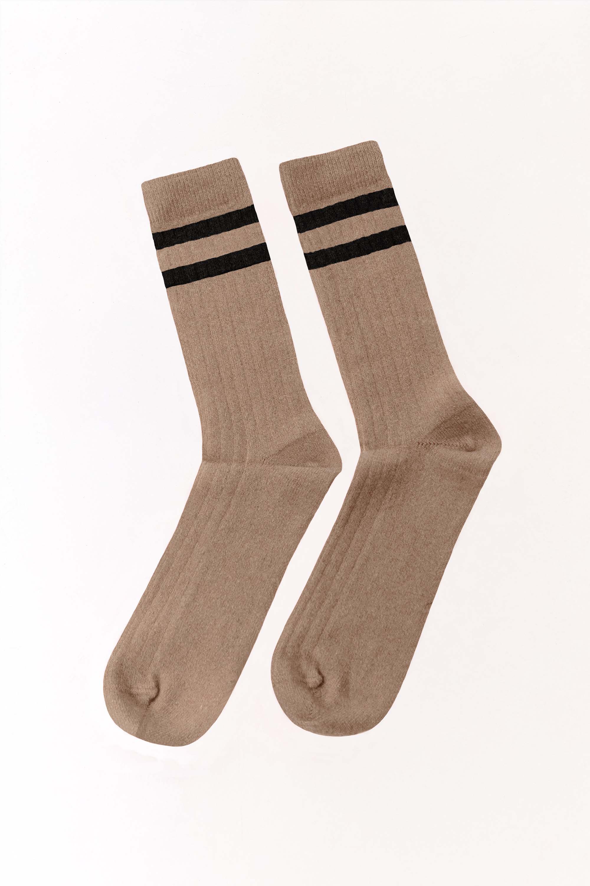 VINTAGE WOOL SOCKS BEIGE