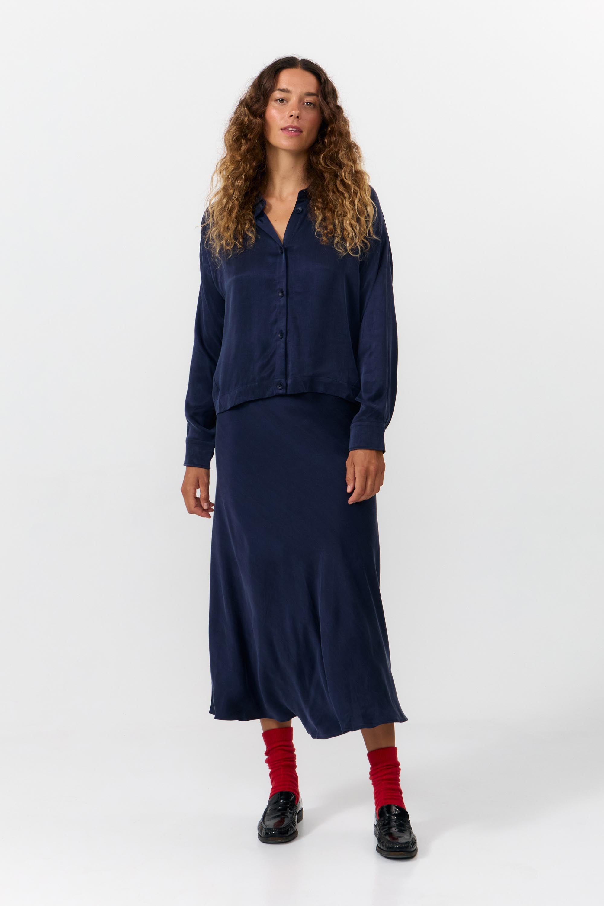 NOEZ SHIRT DARK BLUE