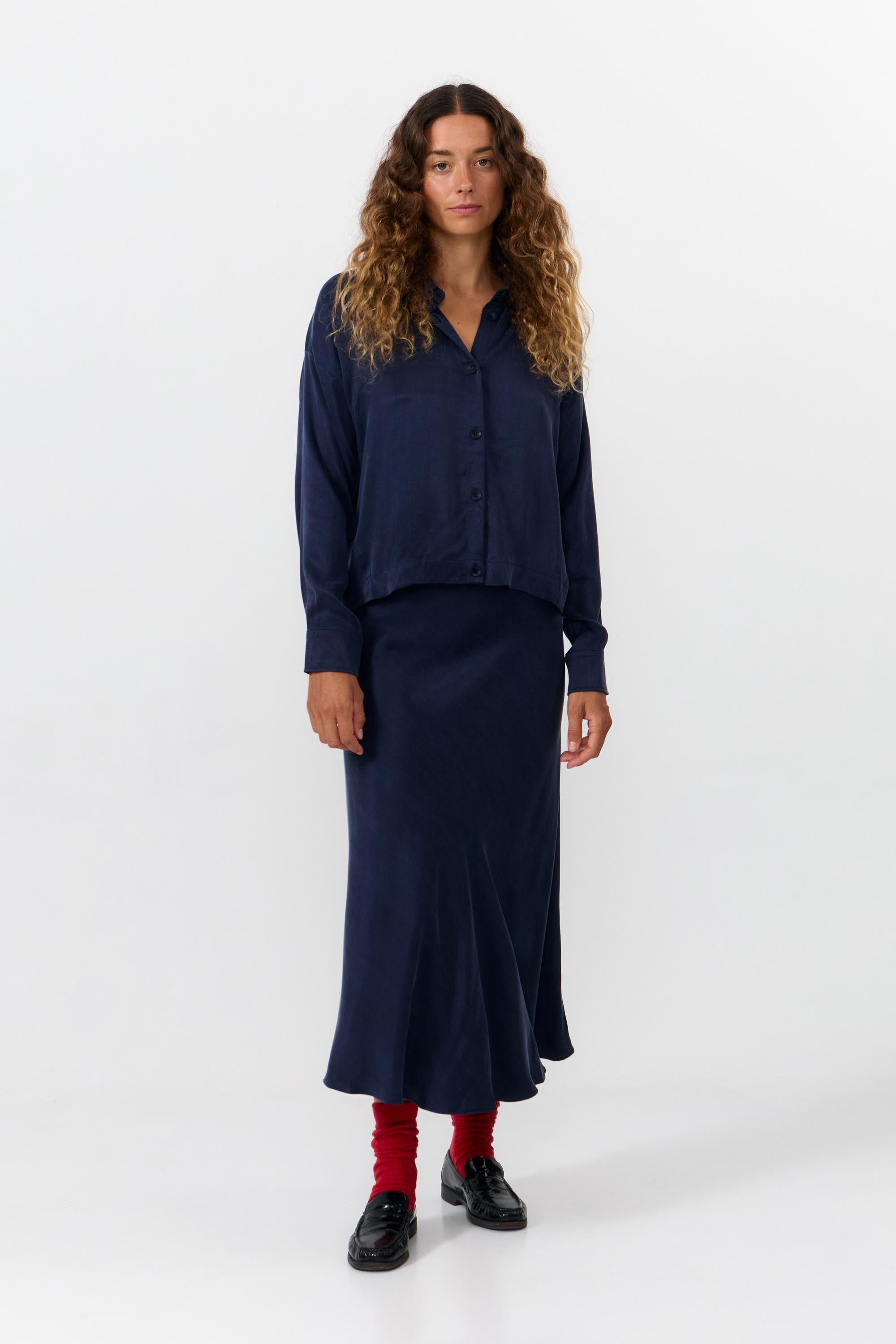 PIA SKIRT DARK BLUE