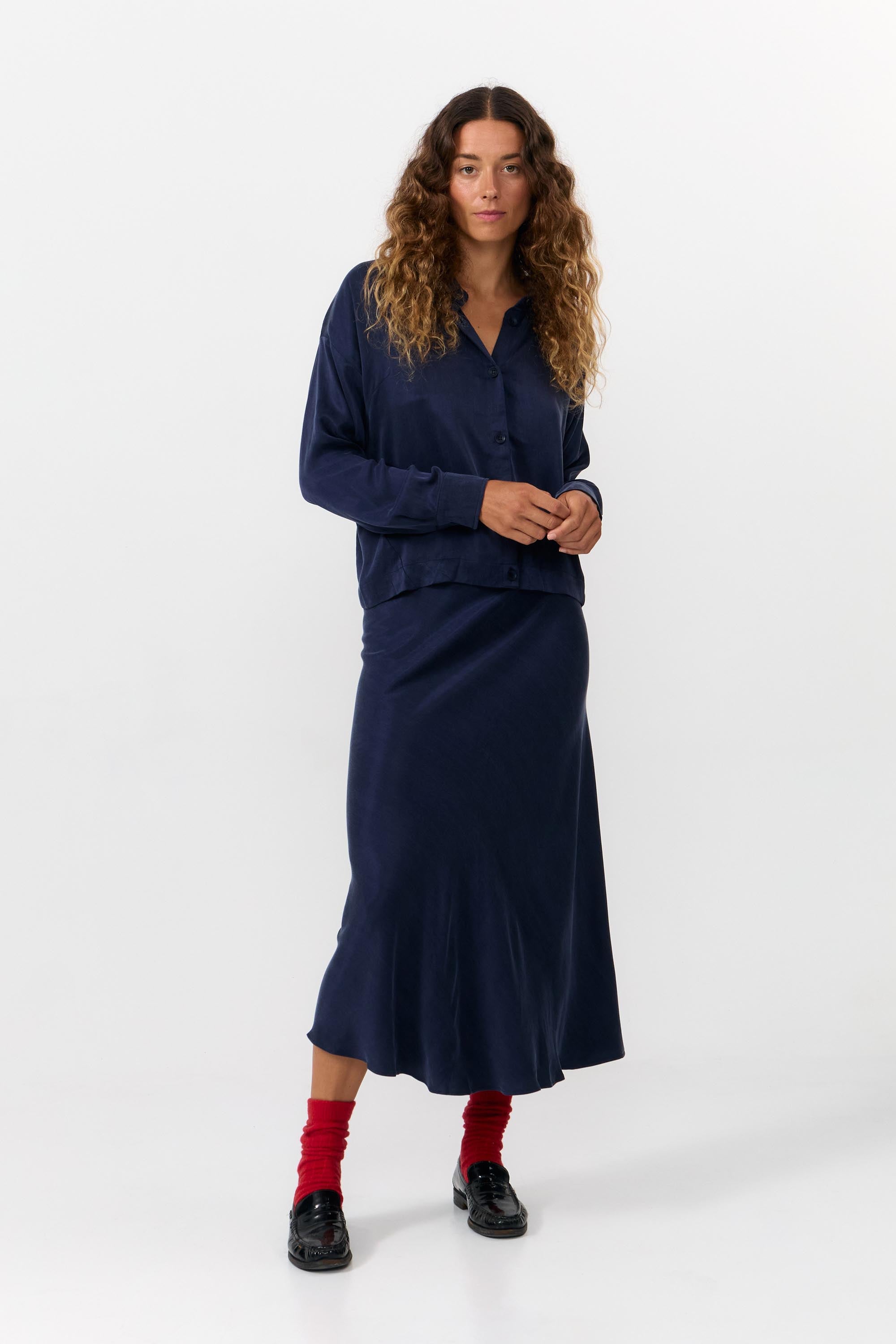 NOEZ SHIRT DARK BLUE