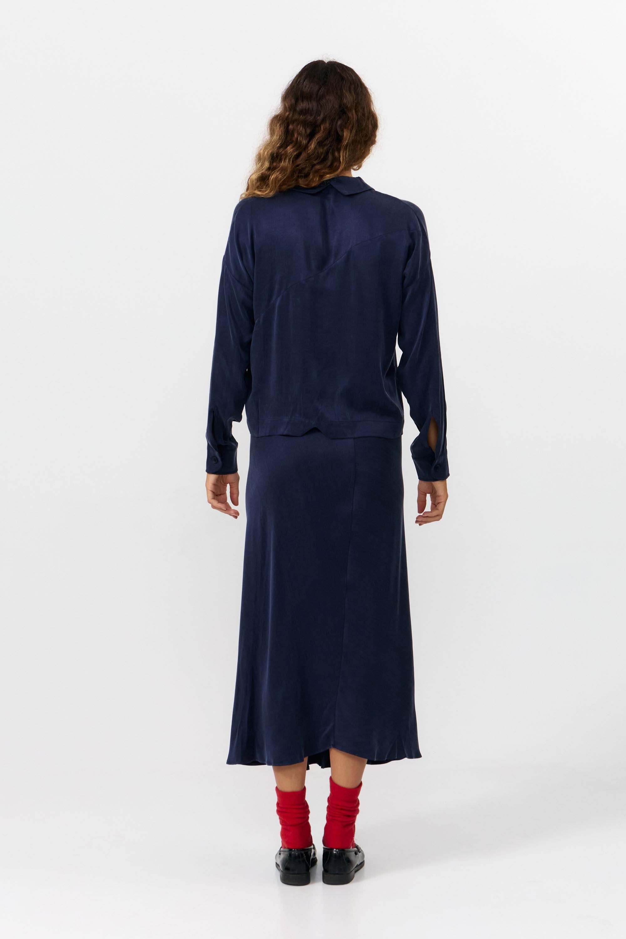 PIA SKIRT DARK BLUE