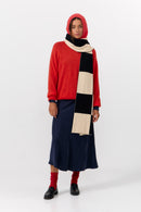 LONDON SCARF CHECK BLACK