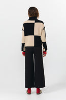 SHIRA JUMPER CHECK BLACK