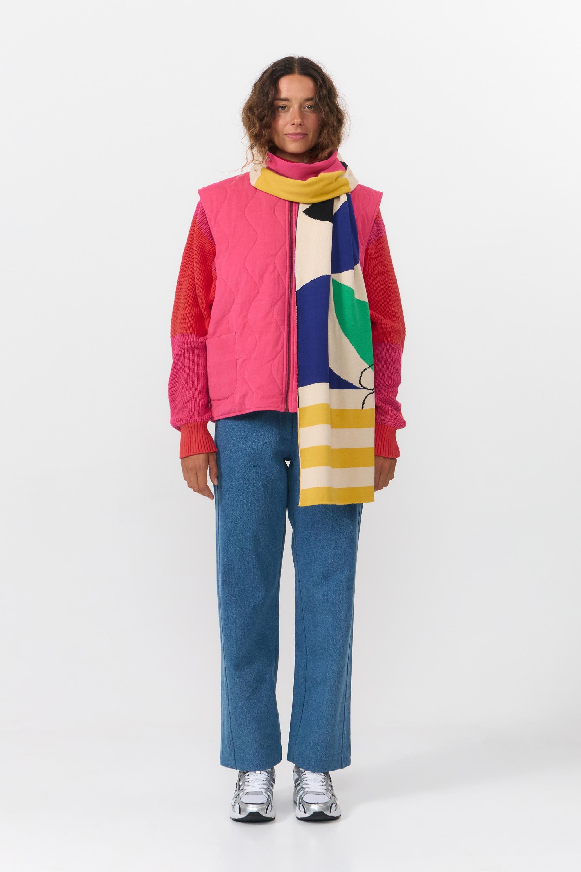 LONDON SCARF JACQUARD MIX