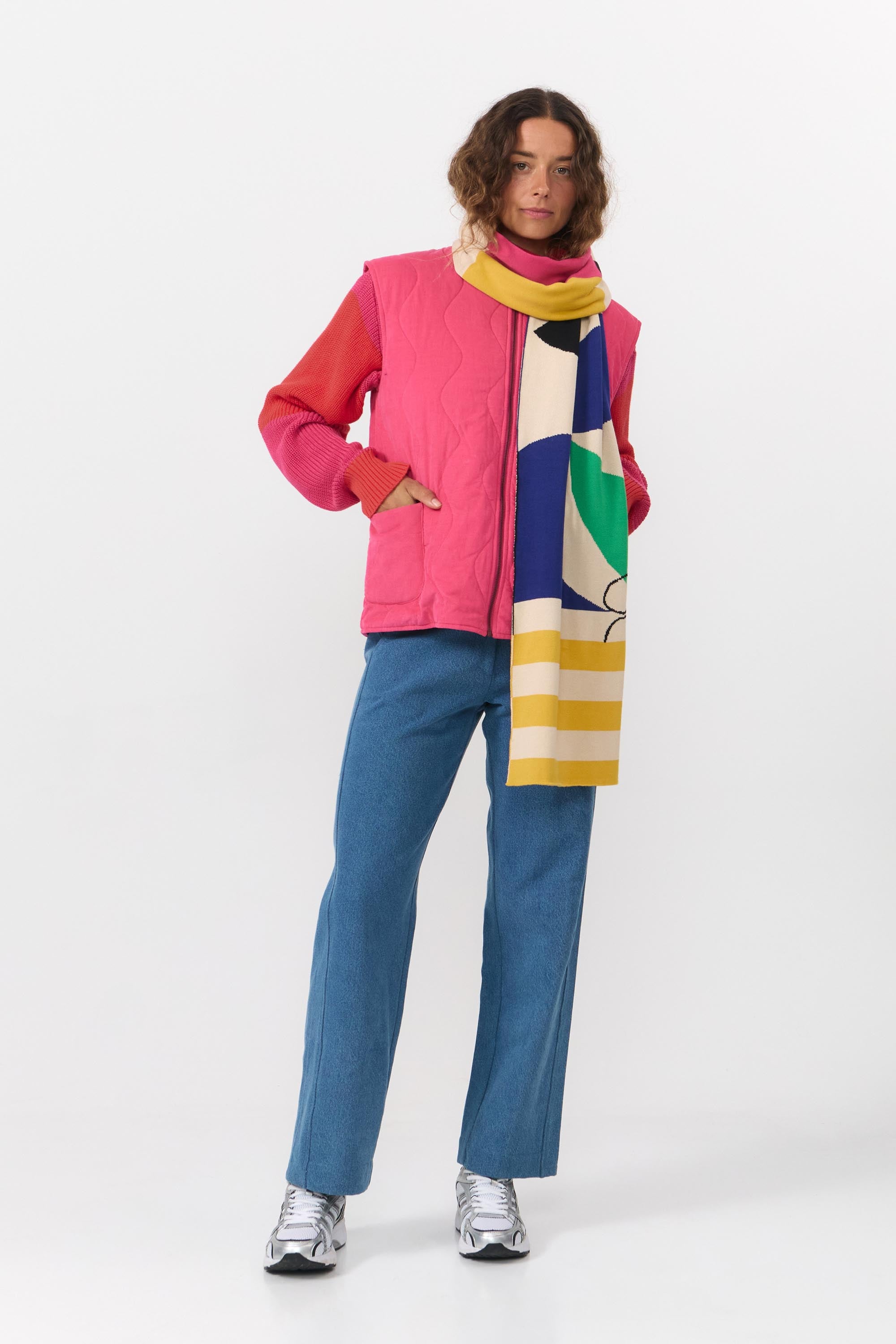 LONDON SCARF JACQUARD MIX