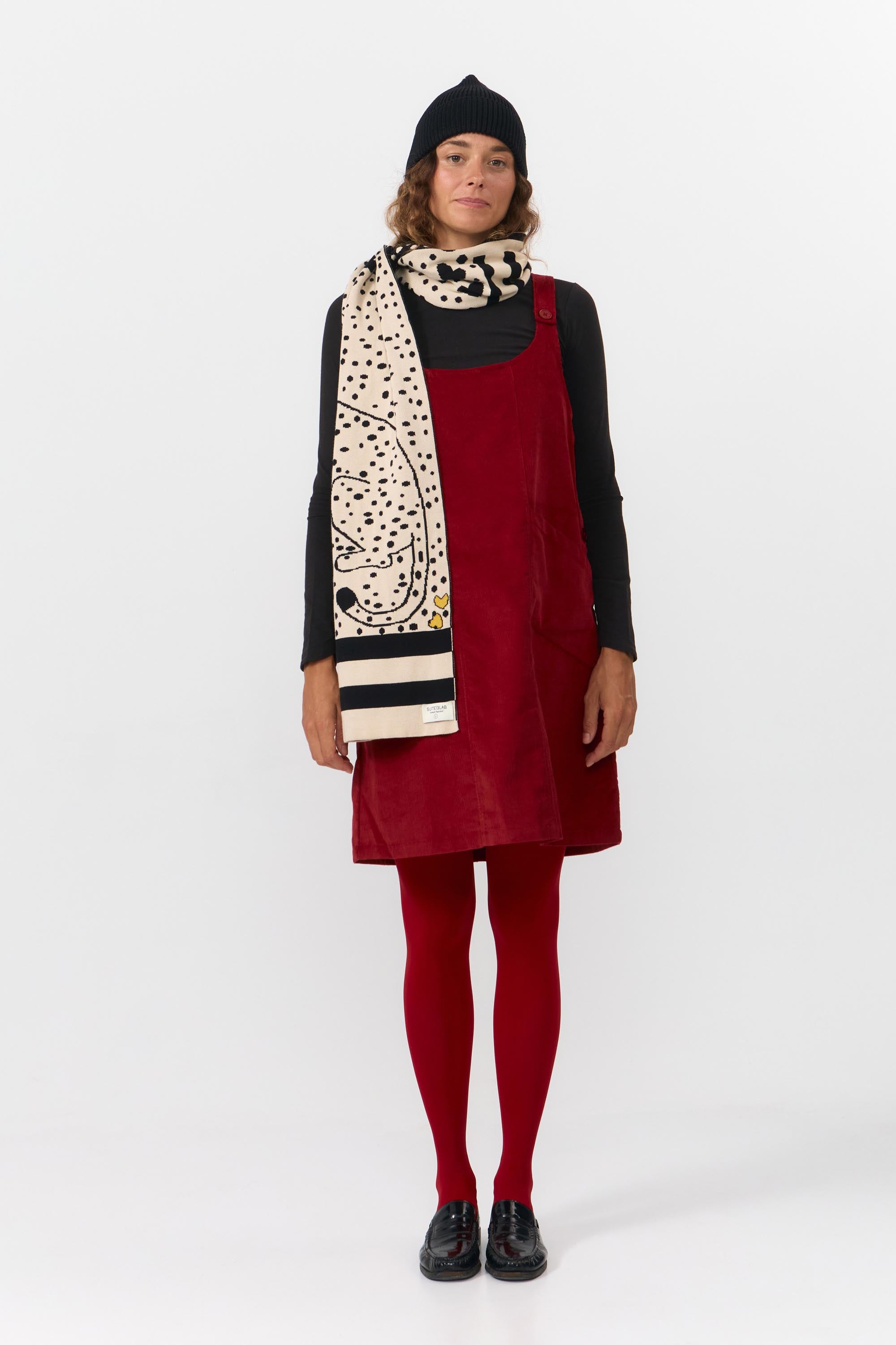 LONDON SCARF JACQUARD SPOT