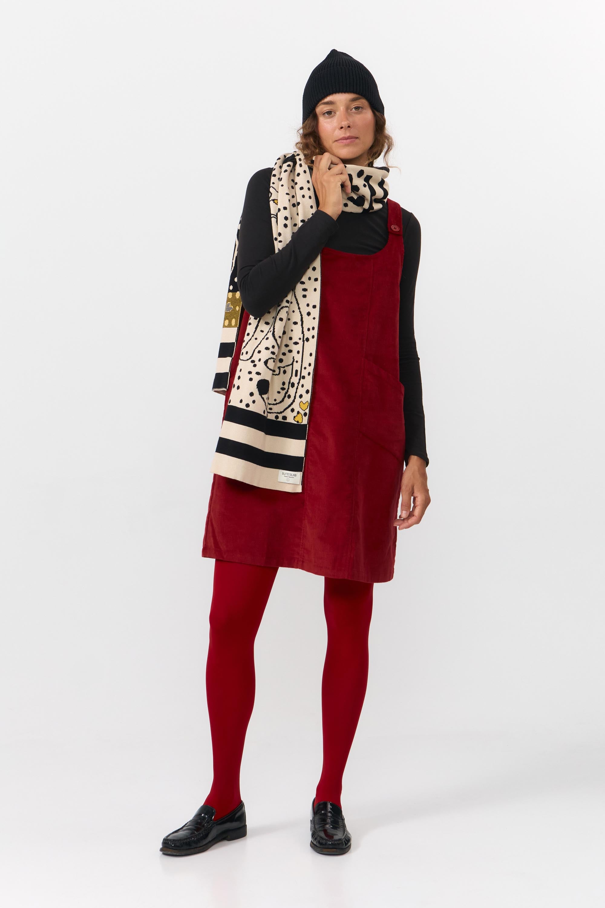 LONDON SCARF JACQUARD SPOT