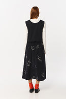 DAX SKIRT CORD PRINT DANCERS