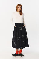 DAX SKIRT CORD PRINT DANCERS