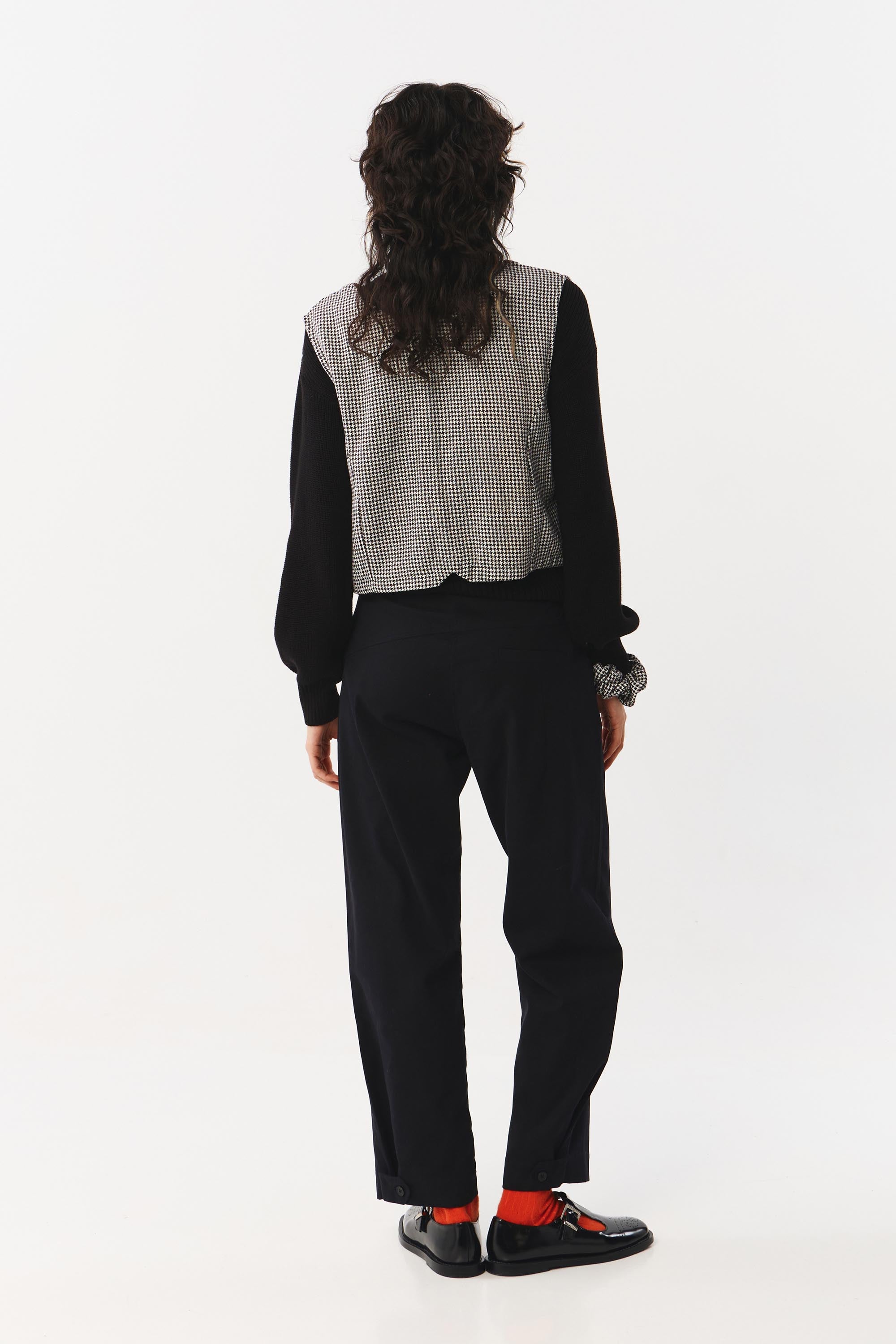 YUMA VEST HOUNDSTOOTH