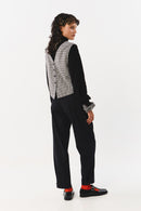YUMA VEST HOUNDSTOOTH
