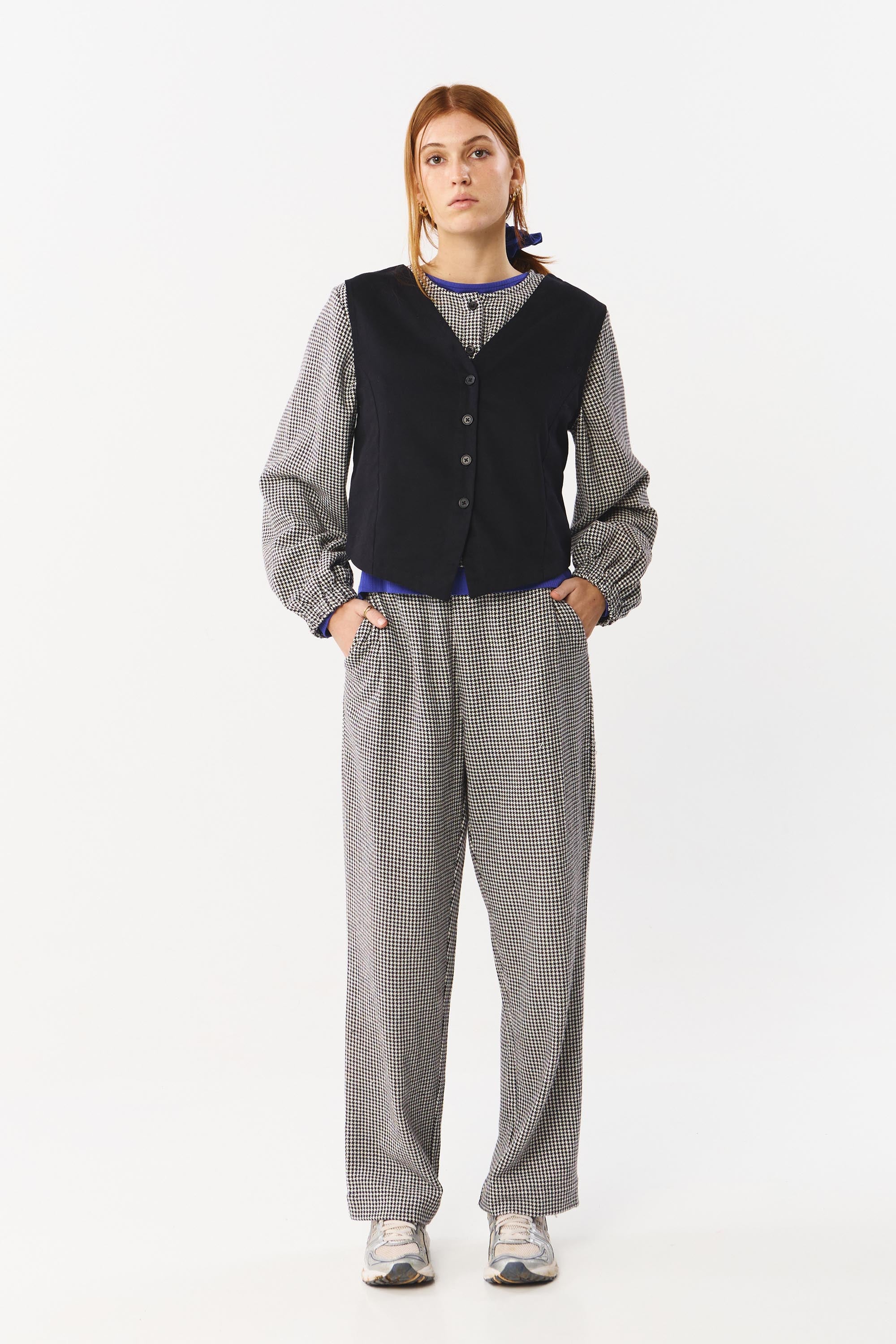 JOPLIN PANTS HOUNDSTOOTH