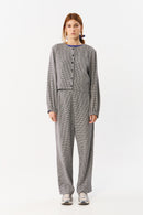 RIALTO BLOUSE HOUNDSTOOTH