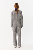 RIALTO BLOUSE HOUNDSTOOTH