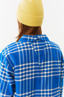 SENS SHIRT FLANNEL CHECK BLUE