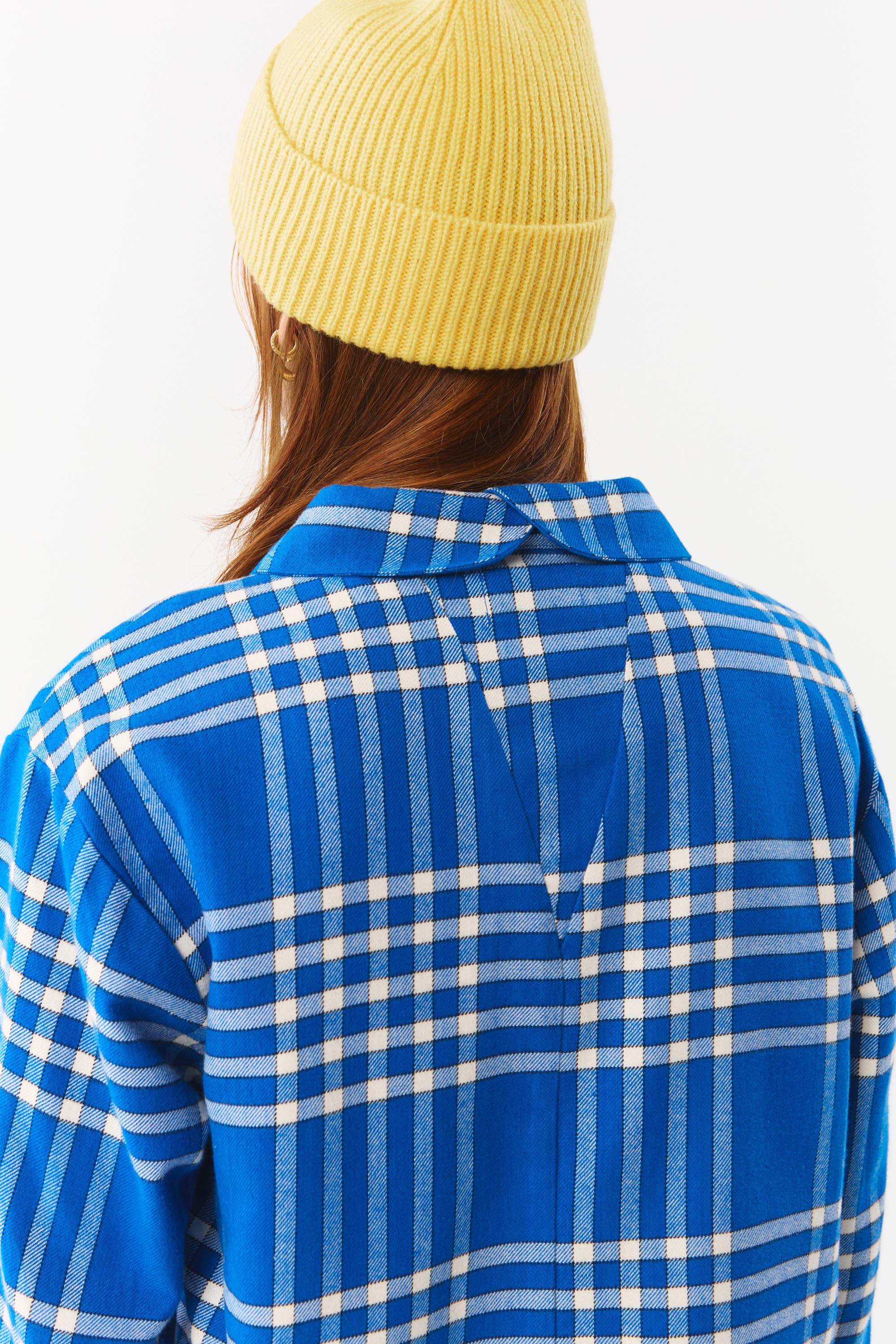SENS SHIRT FLANNEL CHECK BLUE