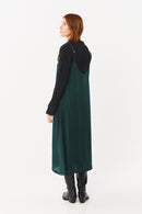 VICTORIA DRESS DARK GREEN