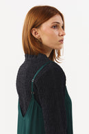 VICTORIA DRESS DARK GREEN