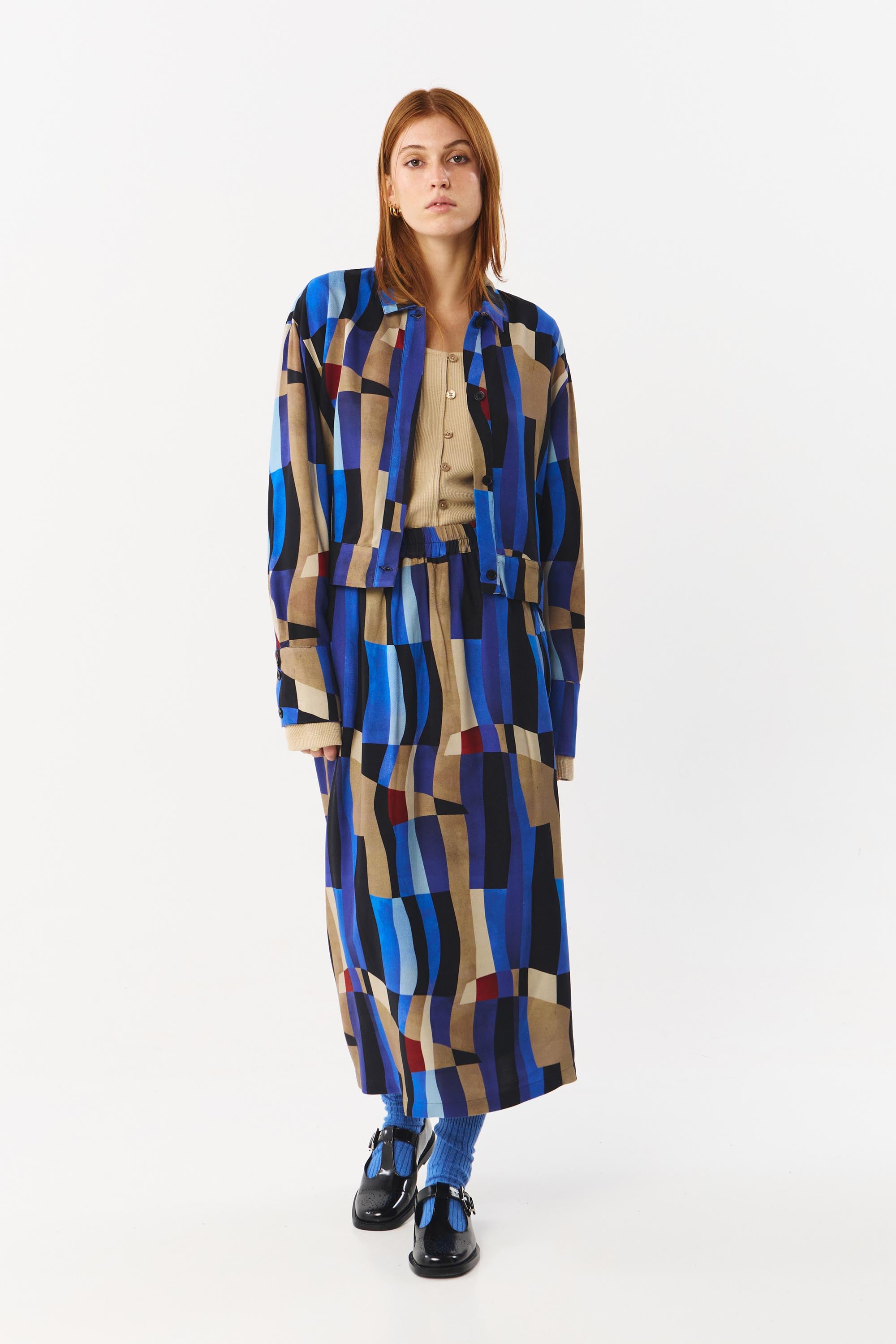 LURE SHIRT VISCOSE PRINT MOVE