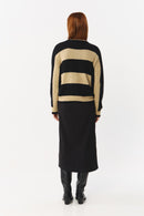 BABOL JUMPER STRIPES BLACK
