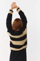 BABOL JUMPER STRIPES BLACK