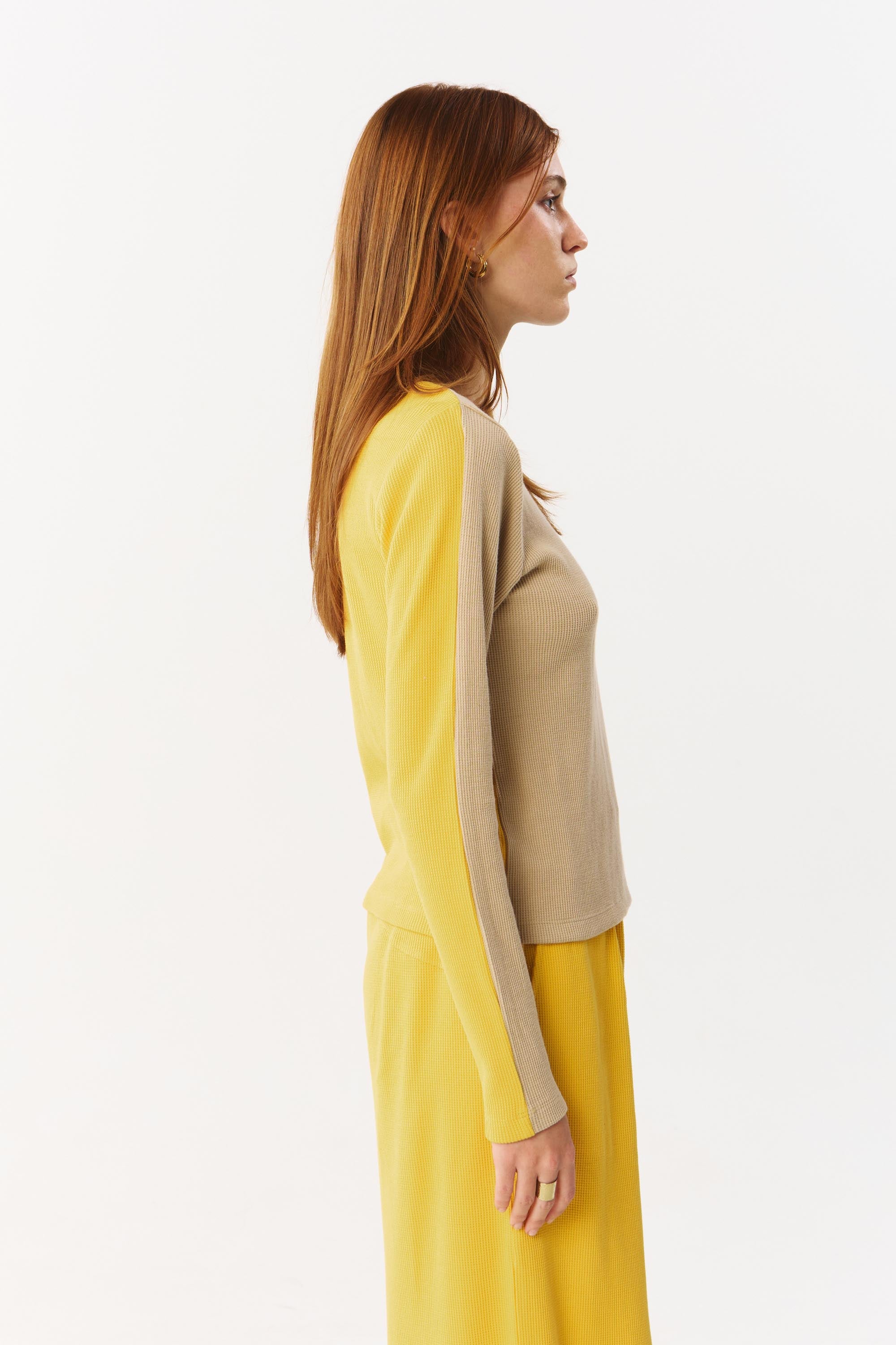 ALBI TOP BICOLOR MUSTARD