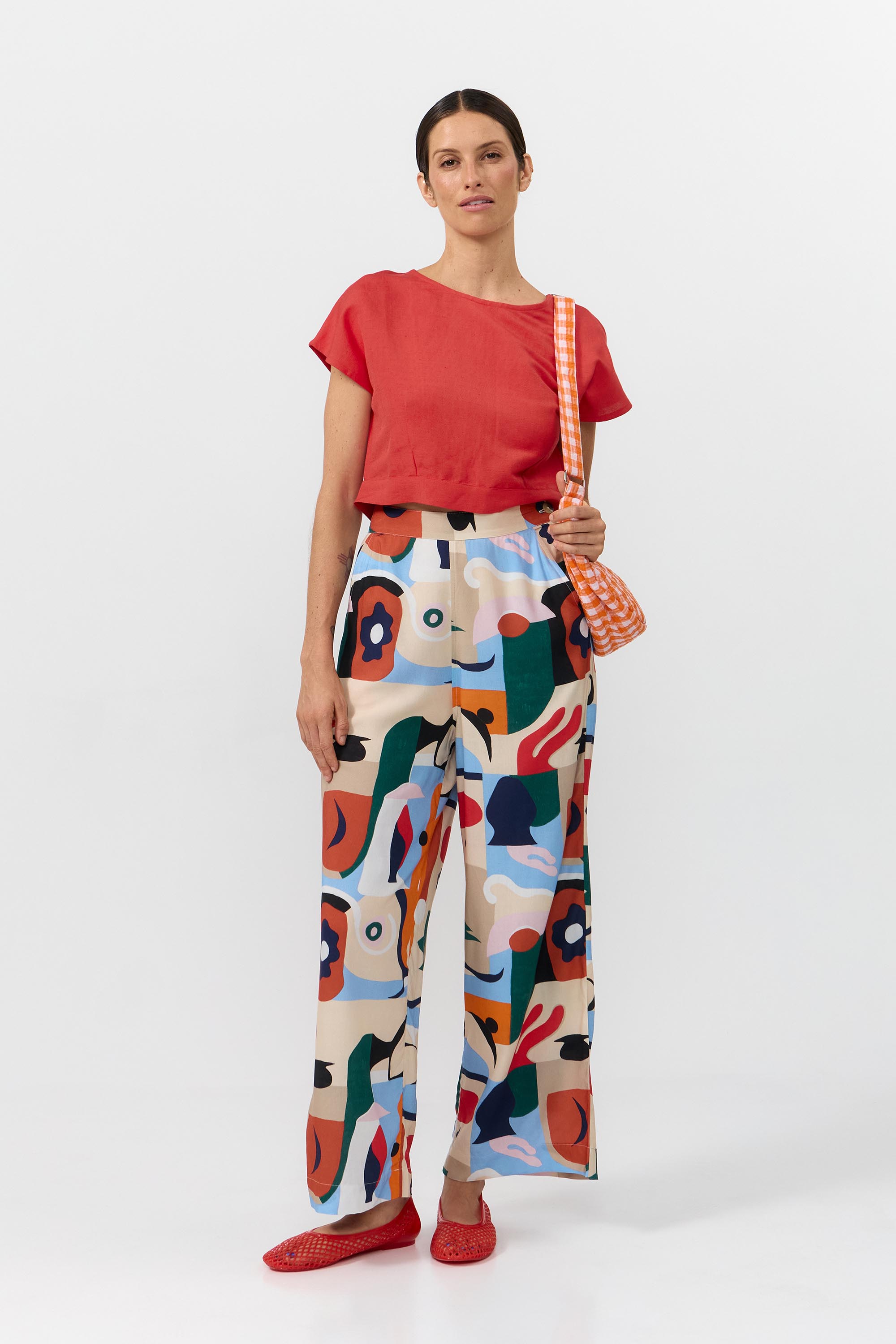 HATTA PANTS VISCOSE PRINT CRUISE