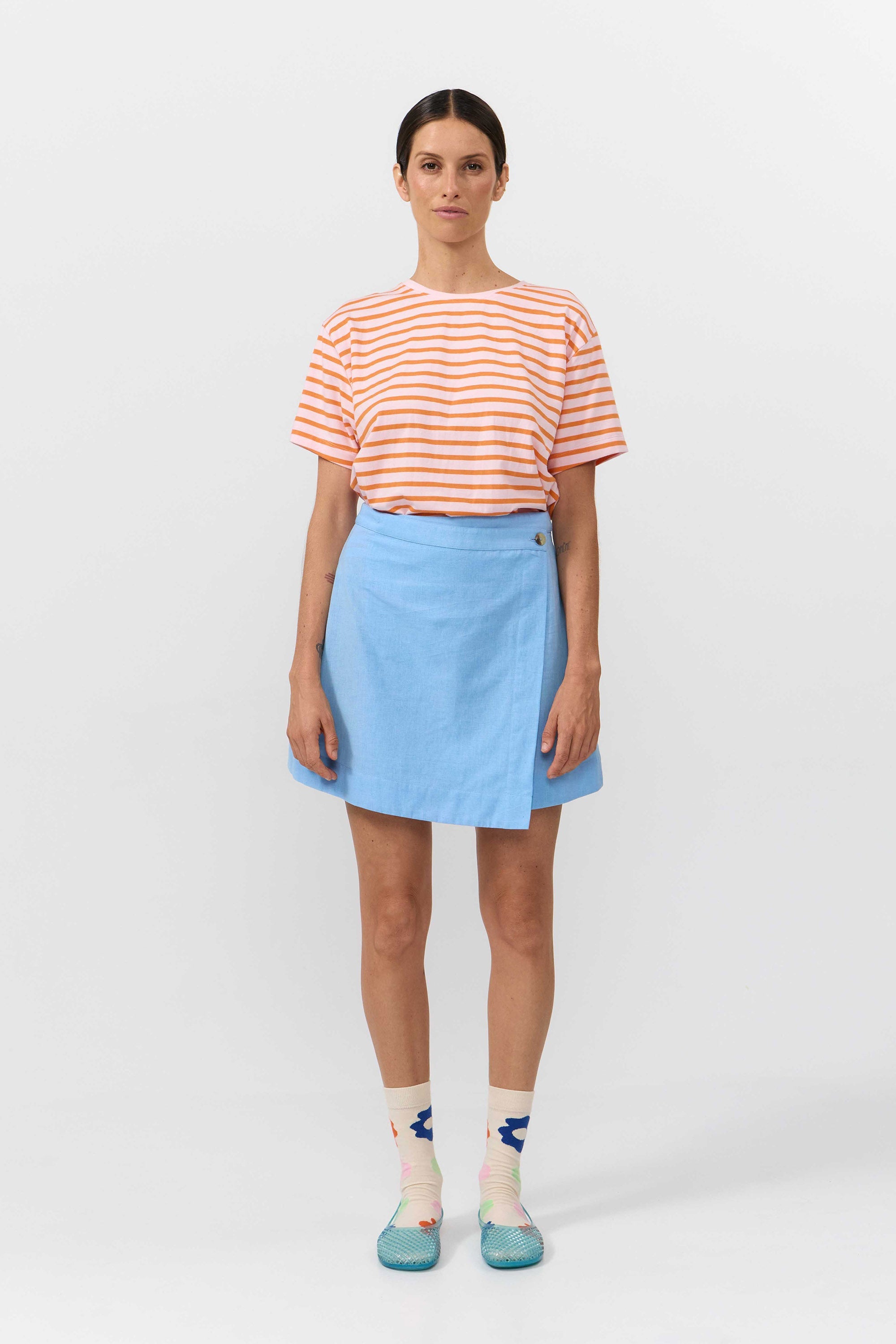 FALDA POLO LIGHT BLUE