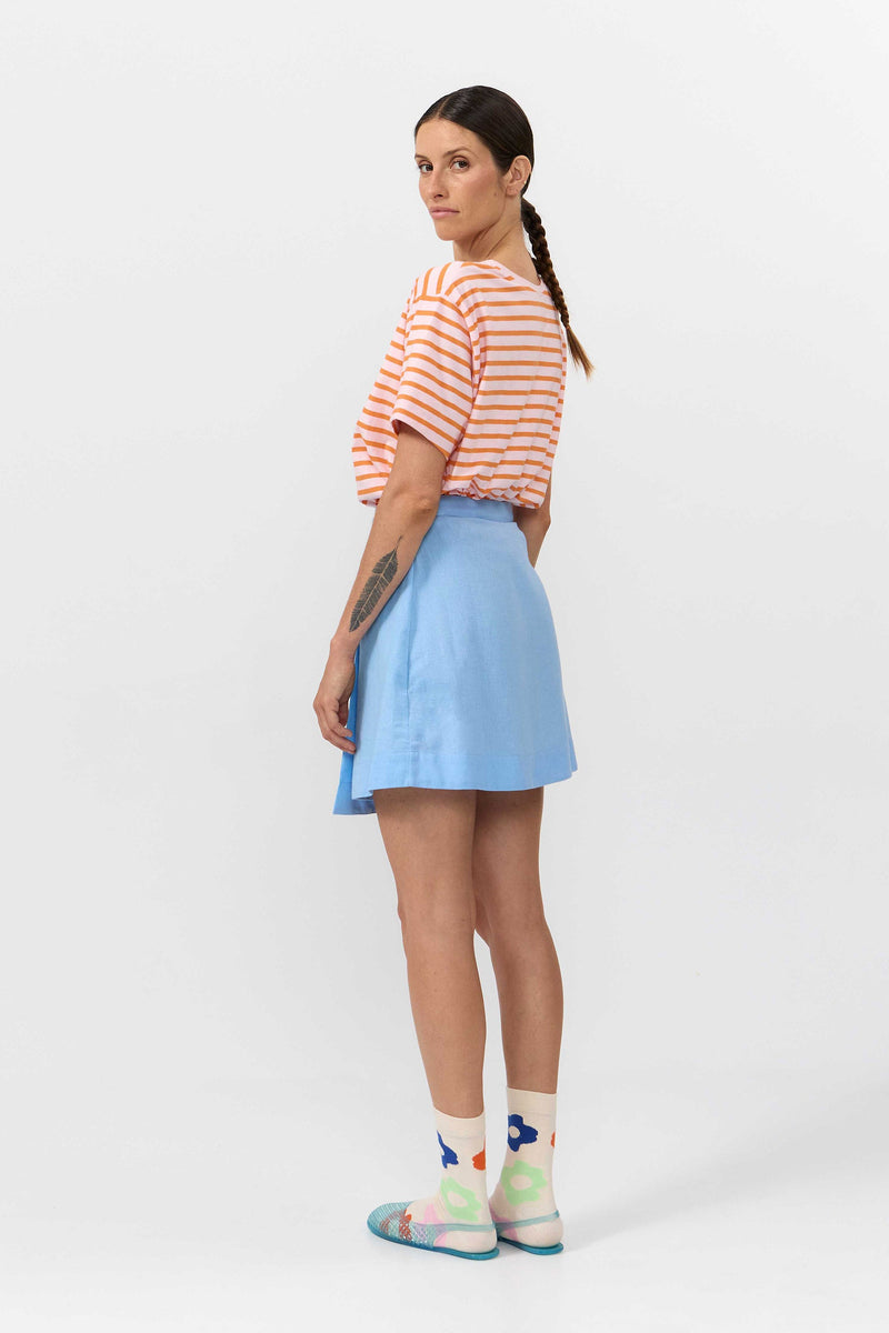 FALDA POLO LIGHT BLUE