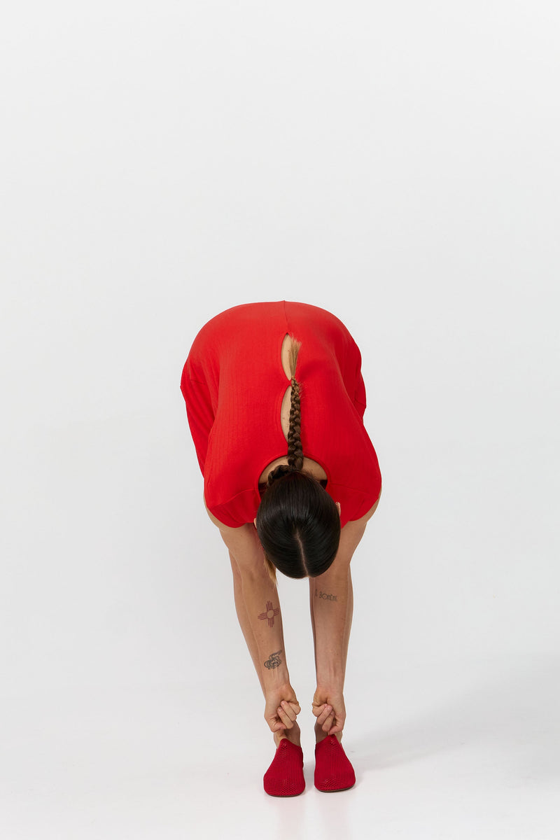SHIRE DRESS RED