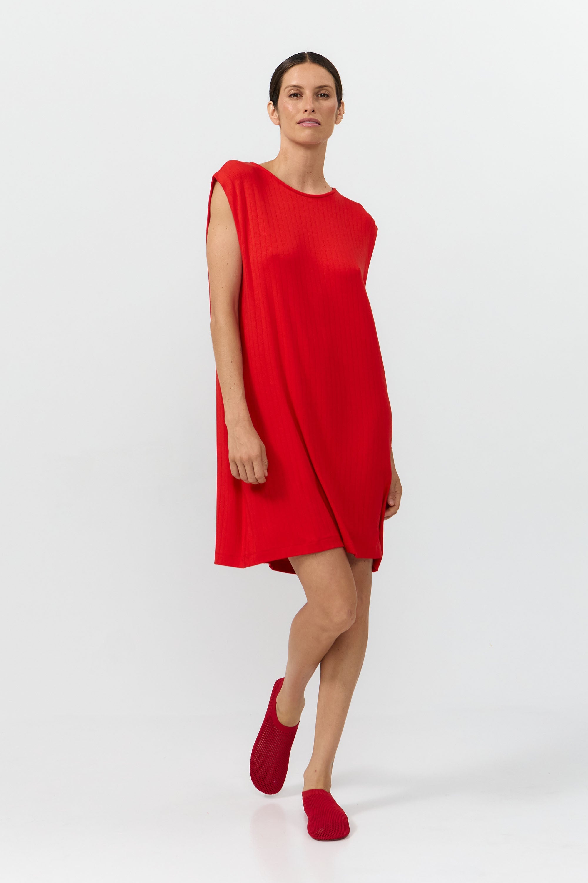SHIRE DRESS RED