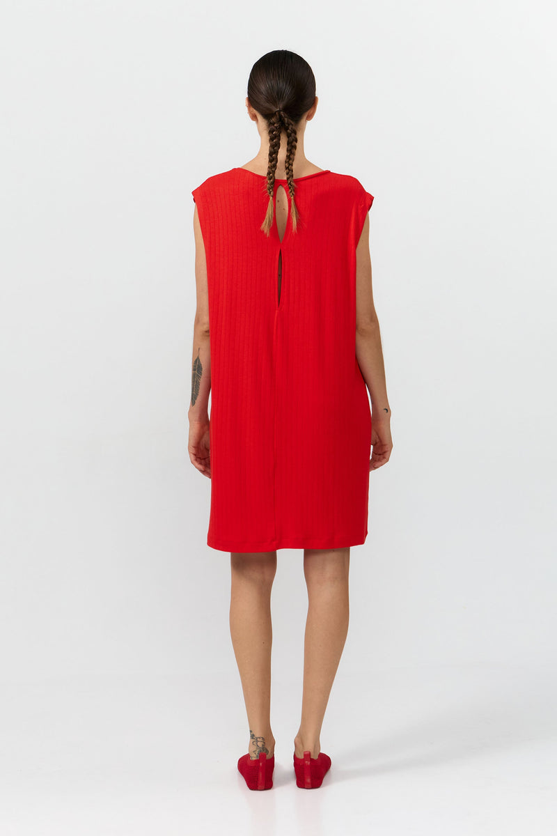 SHIRE DRESS RED