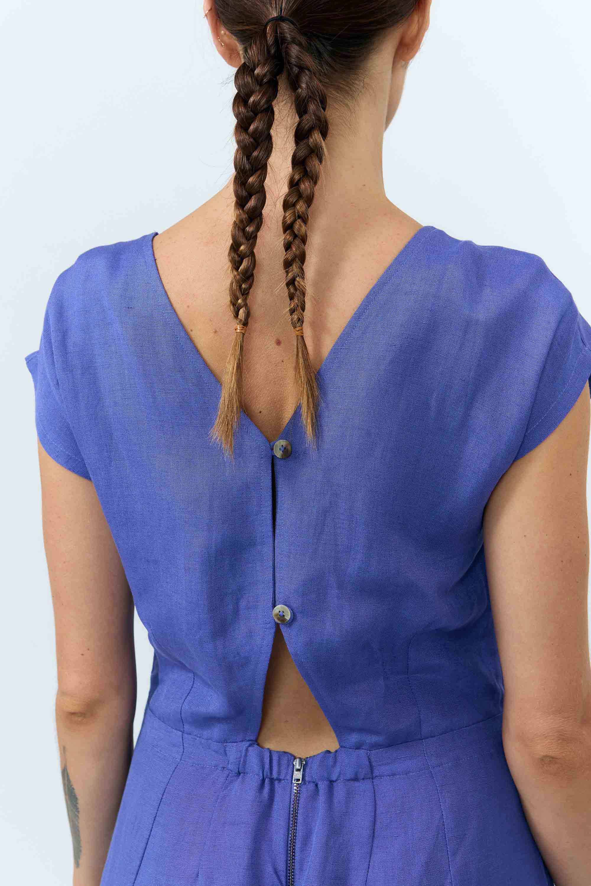 TINTO DRESS MID BLUE