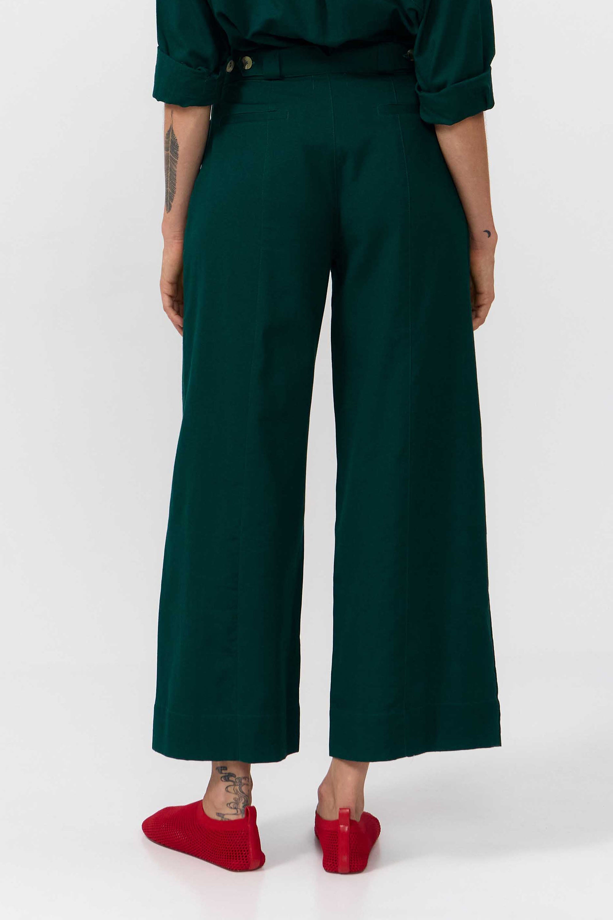 PANTALONES ULLA DEEP GREEN