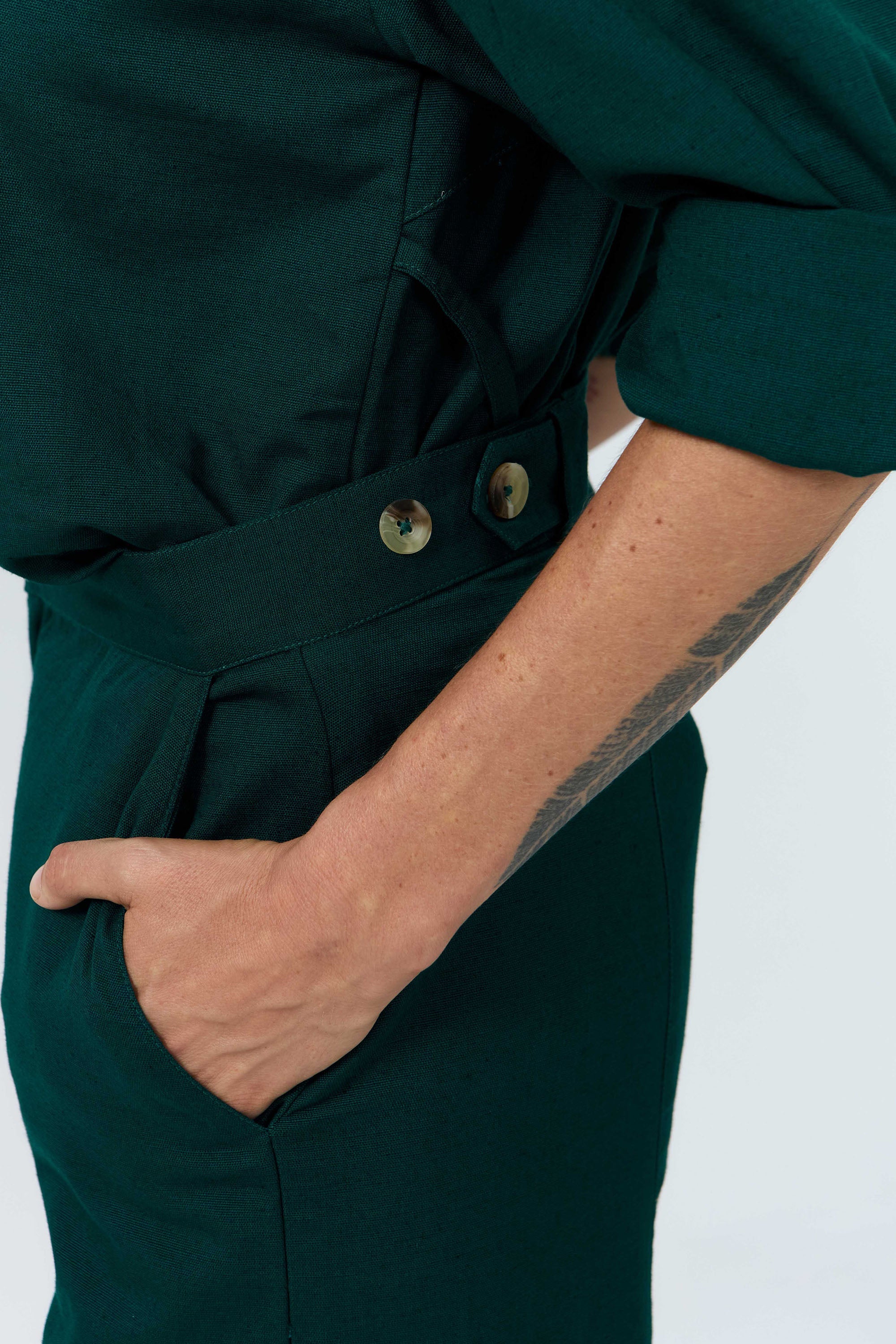 ULLA PANTS DEEP GREEN